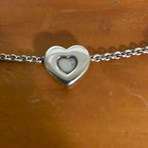 James Avery Retired Heart slider Necklace